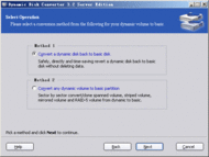 Dynamic Disk Converter Server Edition screenshot